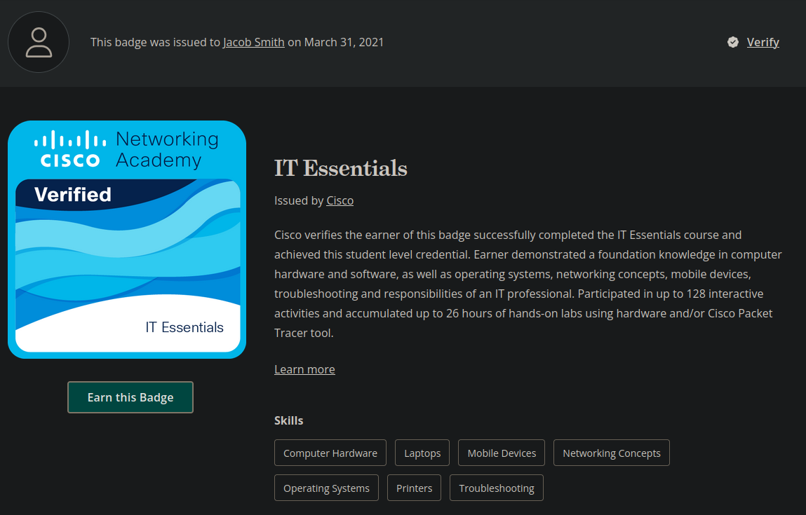 CISCO IT Essentials