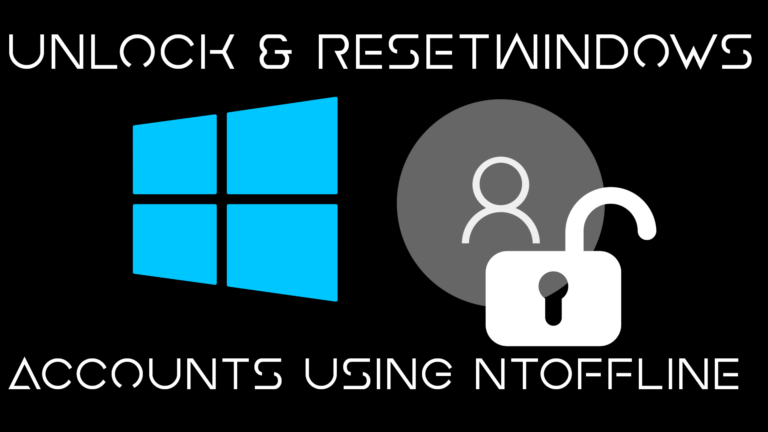 Unlock & Reset Windows 10 accounts & passwords thumbnail